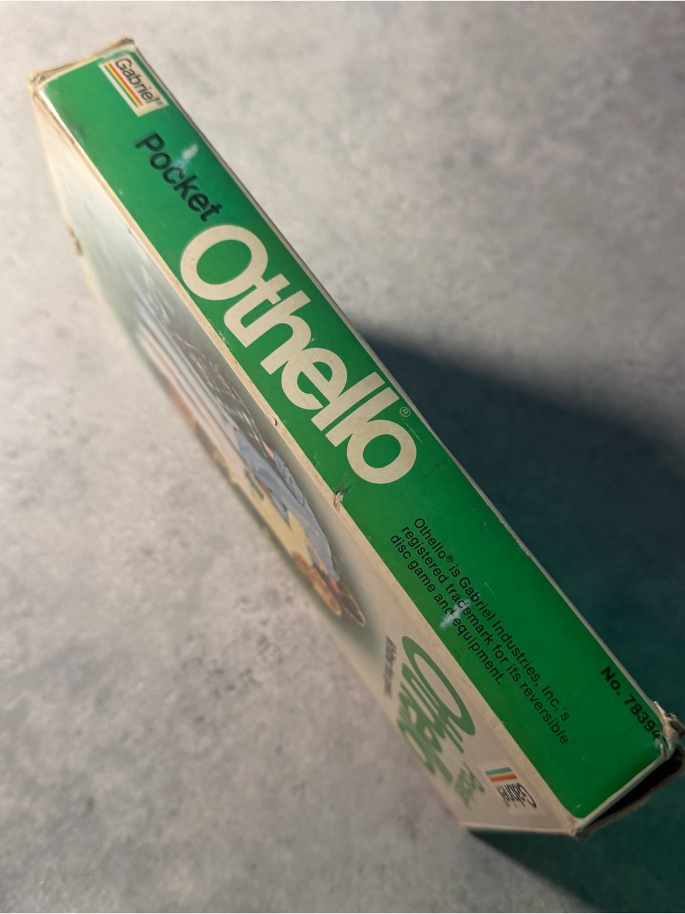 Vintage 1977 GABRIEL Pocket Othello Board Game - 100% COMPLETE - GOOD SHAPE - Picture 2 of 5